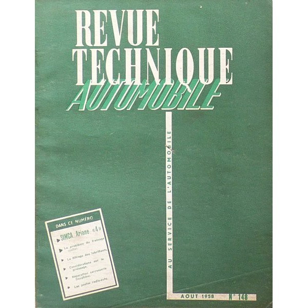 RTA revue technique Simca Ariane